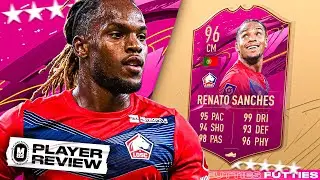 BEST FIFA CARD OF ALL TIME! | 96 FUTTIES RENATO SANCHES PLAYER REVIEW | FIFA 21 ULTIMATE TEAM