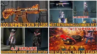 100/RETURNING ULTIMATE SET 4.3 UPDATE CANFARAM LEAKS/RETURN X SUT BGMi/A17 BONUS PASS CANFARAM LEAKS