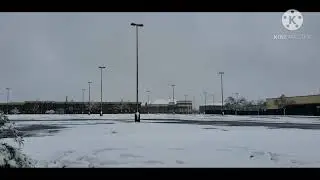ASMR Real Snow Freeze, Arctic Blast in Edmond, Oklahoma (University of Central Oklahoma) 