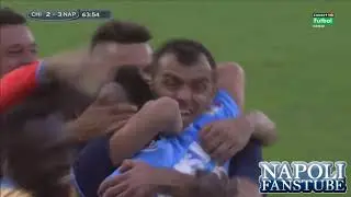 Chievo - Napoli 2-4, serie A 2013-14.