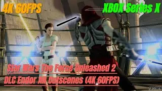 Star Wars The Force Unleashed 2 DLC Endor (Game Movie) - All Cutscenes (4K 60FPS)