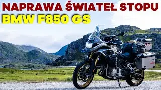 Naprawa świateł stopu BMW F 850 GS Adventure. Wymiana mikroprzełącznika.