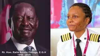 SAVIMARIA ONDIGO:Meet The Pilot who Flew Raila Odinga's Body From India| Fare Thee Well Baba! 