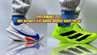 🔥Performance Test: Nike Alphafly 3 vs Adidas Adizero Adios Pro 4! #fypシ゚