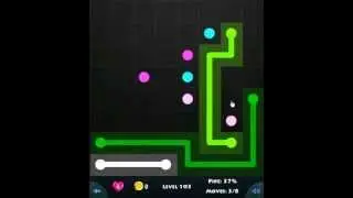 flow game facebook - green pack level 103 Connect the dots