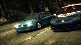 Need for Speed: Most Wanted - Renault Clio V6 Run [ ISuckAtDriving / Farid ]