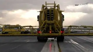 Nieuwe sproeimachine voor sneeuwvloot Schiphol