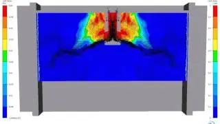 Continuous Casting simulation of Argon gaz impact during initial filling