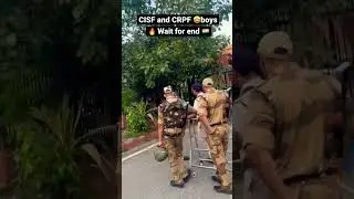 Indian forces 🤩CISF and CRPF boys fire 🔥 entry #shorts #armylover #crpf #cisf