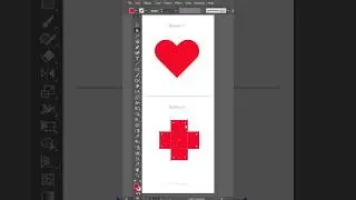 Heart logo design in illustrator #logodesgin #adobeillustrator #graphicdesign #youtubeshorts