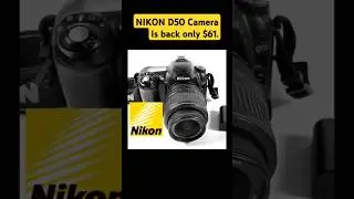 Nikon D50 ccd film like sensor DDLR Camera only $61 enjoy beautiful photography  #nikon #photography