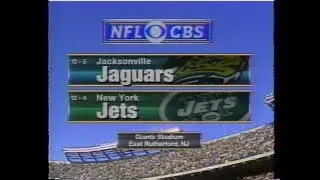 NFL on CBS - 1998 AFC Divisional Playoffs - Jaguars vs Jets intro