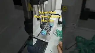 Set several molds at one time,high speed (more than 10k stones/hour) #wax #jewellery #stonesetting