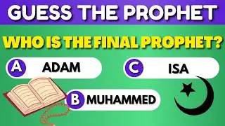 Guess The Prophet Quiz PART 3| Islamic Quiz Questions (no music)