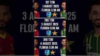 PAK VS WEST INDIES| 1ST T20 PAK VS WI|Match Schedule|#cricket #shorts #short #pakvswi #viratkohli
