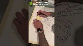 Helpful tattoo drawing techniques by Ami James￼