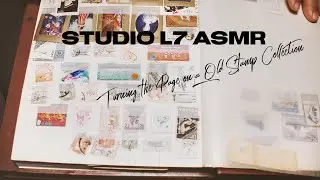 ASMR Extremely Satisfying Triggers  Stamp Collection Crinkles , Old Russian Book😴No Talking #lewitt