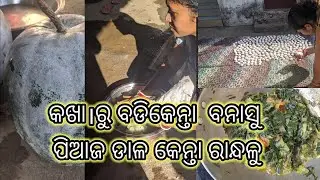 କଖାରୁ ବଡି କେନ୍ତା ବନସୁ#Bidu  majhi vlog # new vlog # trending vlog #gauli Vlog