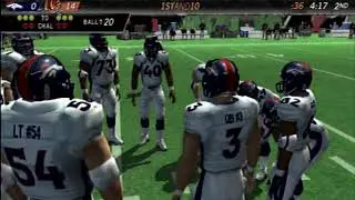 Madden NFL 2009 - Historical Teams PS2 - 97 Denver Broncos vs 88 Cincinnati Bengals