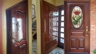 Современные и классические деревянные входные двери 🚪 👌 🙌