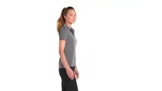 Nike Women&rsquo;s Dri-FIT Smooth Heather Polo. NKFQ4793