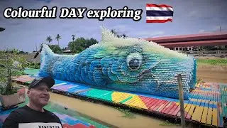 FISH DOGS MONKS a day in PHETCHABURI ThaiLAND