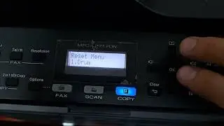 Reset the drum counter on Brother MFC-L2712