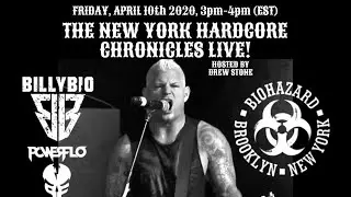 The New York Hardcore Chronicles LIVE! Show #2 w/ BillyBio