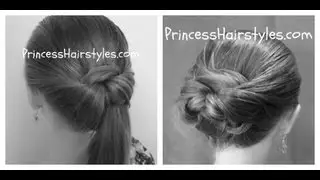 Tuck And Wrap Bun Or Ponytail - Easy Hairstyles
