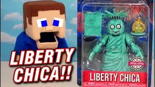 FNAF LIBERTY CHICA IN HAND!! 4th of July AR Special Delivery Funko Articulated Exclusive Figure!!