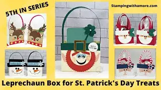 Lephrechan Box for St. Patrick's Day Treats #treatboxes #3dpapercrafts #stampingwithamore