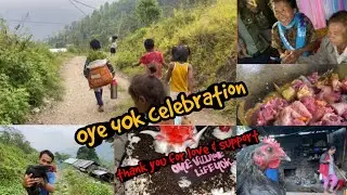 Today vlog 40k celebration Sabai milara mazadar vayo@Oyevillagelife @onestep1532
