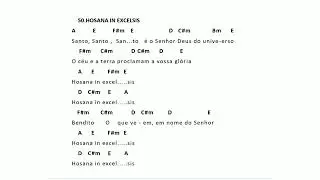 Santo - Hosana In Excelsis (letra em acordo com Missal 3ª Ed na descrição!!)