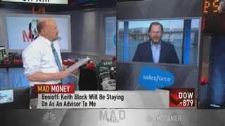 Salesforce's CEO talks Q4 earnings, Keith Block's departure