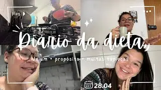 DIÁRIO DA DIETA PARTE 3 - MUITAS TAPIOCAS, PROPÓSITO DE 50 DIAS …