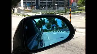 Bluish Tinted Safety Side Mirror