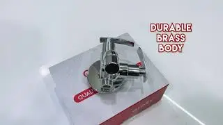 GLOXY 2-in-1 Chrome Bib Cock Tap | Dual Delight Levers
