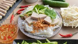Vietnamese Steamed Rice Noodle Sheets/Rolls (B&aacute;nh Ướt)