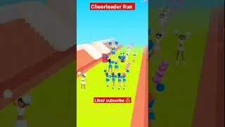 Cheerleader Run 3D (walkthrough gameplay😍)!! #shorts #gamingshorts #mrveoligamer #run #cheerleader