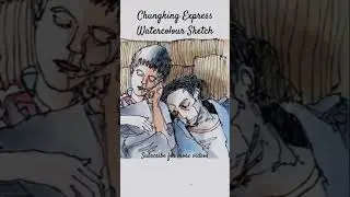 &ldquo;Chungking Express&rdquo; Watercolour Sketch #watercolour #sketch #ChungkingExpress