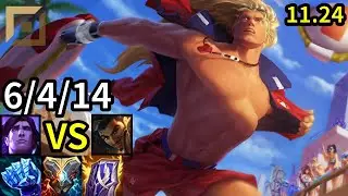 Taric Top vs Akshan - KR Grandmaster | Patch 11.24