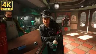 Papa Joe's All American Diner - Full Cinematic Scene | Wolfenstein 2: The New Colossus 4K 60FPS
