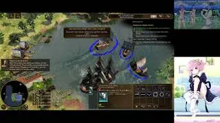 Age of Empires III: DE - The Art of War 9: Naval Battle (Hard) in 3:03