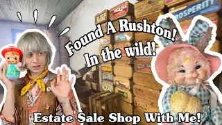 OMG I can&rsquo;t believe I Found This!. Rushton in the wild! Estate Sale / Vintage shop with me!
