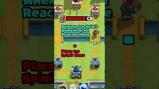 Clash Royale PRO TIPS #1 Ice Spirit Counter Hunter #Shorts