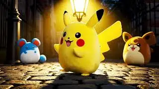 Pikachu Dancing in Paris, France