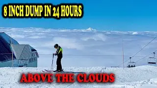 Almost JUNE POWDER DAY Mt. HOOD!