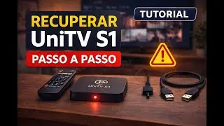 Como Recuperar UNITV S1 com Led Vermelho - TUTORIAL PASSO A PASSO