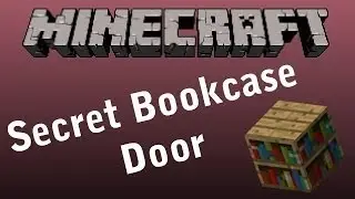 Minecraft: Secret Bookshelf Door (Hidden Input)
