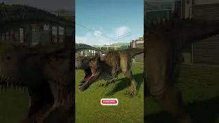 The roar of a Tarbosaurus.  #jurassicworldevolution2 #dinosaur #tarbosaurus #asmr #reptile #gaming